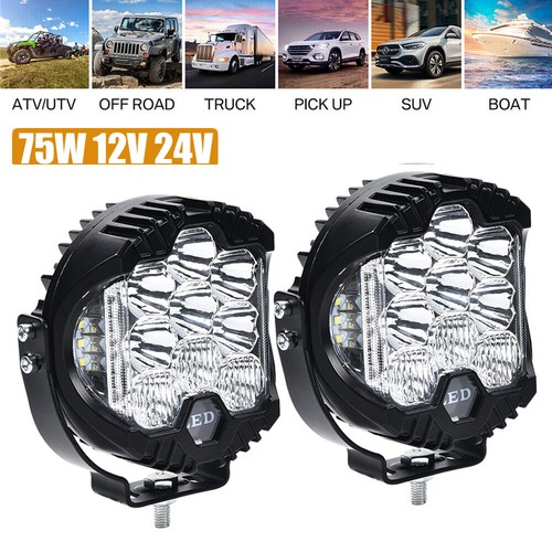 75w led arbeitsscheinwerfer - 2x,