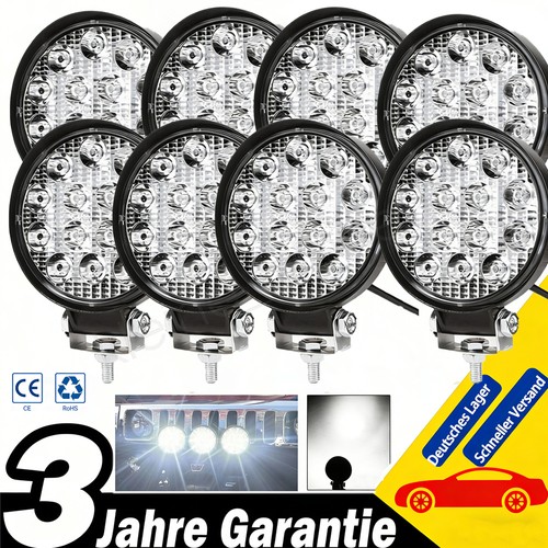 Led arbeitsscheinwerfer 12v - 8x,