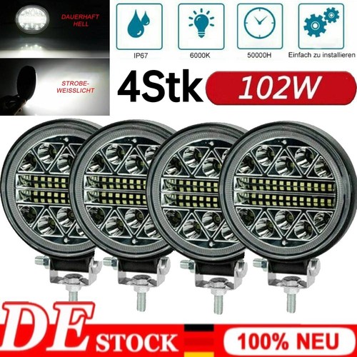 4stk 102w led fernscheinwerfer - 4stk,