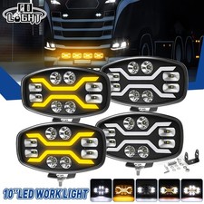 4X 10" Oval LED Flutlicht mit