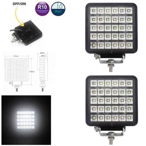 Led arbeitsscheinwerfer 12v - 2x,