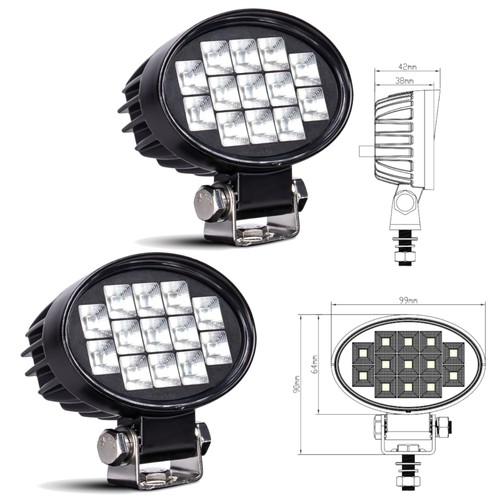 Led arbeitsscheinwerfer 12v - 2x,