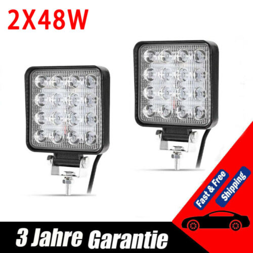 48w led arbeitsscheinwerfer - 2x,
