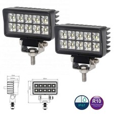 2x LED Arbeitsscheinwerfer 12V
