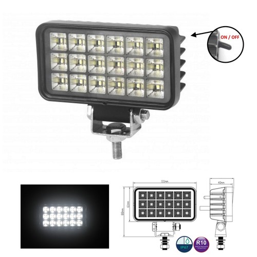 Led arbeitsscheinwerfer 12v - led,