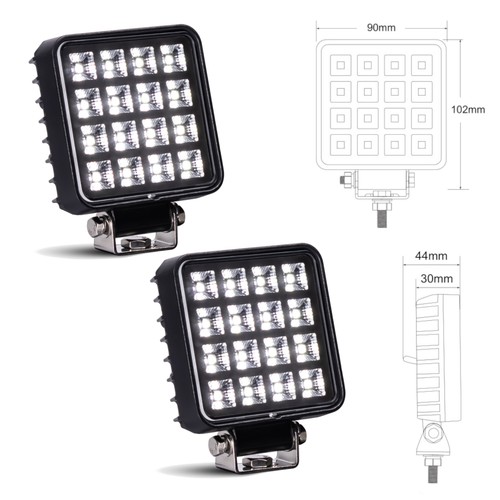 Led arbeitsscheinwerfer 12v - 2x,